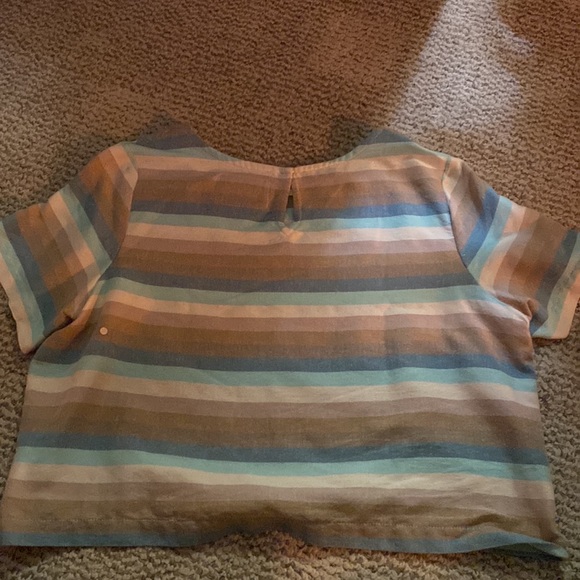 Tonlé X-Large striped shirt for women - Picture 2 of 2